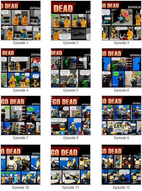 LEGO comics - The LEGO Dead Series