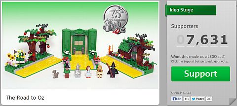 Vote for LEGO CUUSOO Wizard of Oz