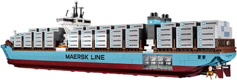 #10241 LEGO Maersk Ship Back View