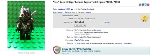 LEGO Ninjago 2014 General Cryptor