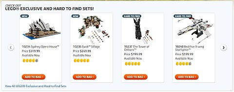 Shop for LEGO Exlusive Sets