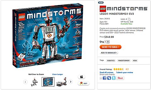 Shop for LEGO Mindstorms EV3