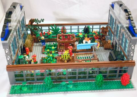 LEGO Greenhouse Interior by William