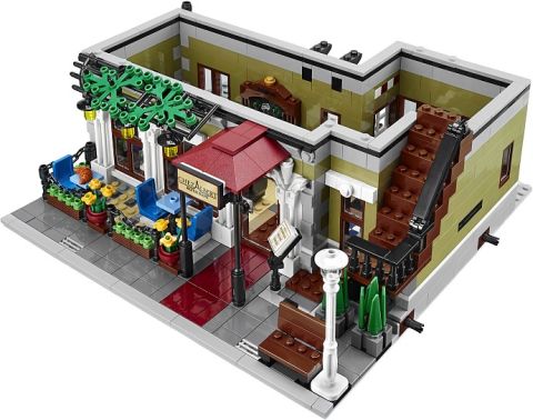 #10243 LEGO Parisian Restaurant Front Corner