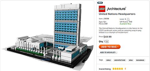 Buy LEGO Architecture UN Headquarters