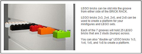 LEGO Minifig Display by BrickRack