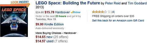 LEGO Space Buliding the Future on Amazon