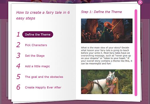LEGO Disney Princess Website Design a Fairy Tale
