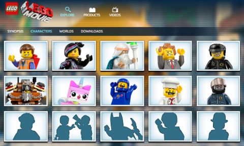 The LEGO Movie Website Characters