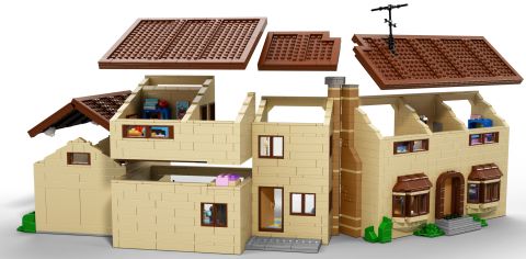 #71006 LEGO The Simpson House Modular Design
