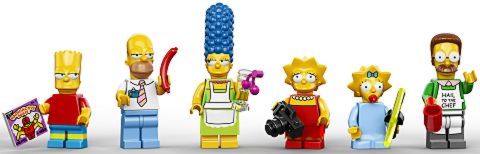 #71006 LEGO The Simpsons House Minifigs