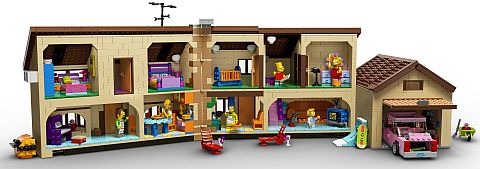 #71006 LEGO The Simpsons House Open