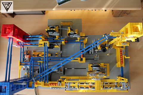 LEGO Great Ball Contraption from Above