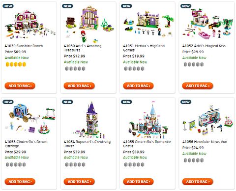 Shop LEGO Disney Princess Sets