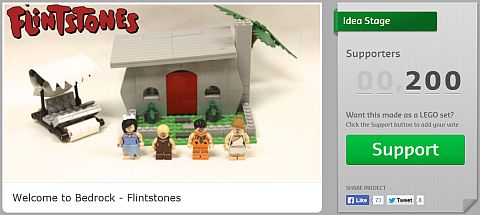 Vote for LEGO Flintstones Project