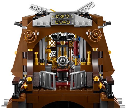 #70810 LEGO MetalBeard's Pirate Ship Back