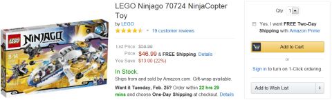 LEGO Ninjago Sale
