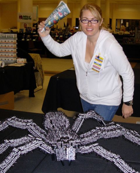 Heather LEGOgirl with Spider