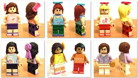 LEGO Friends Minifigs by Dorayakiameri