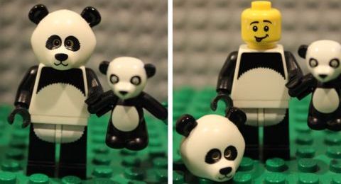 The LEGO Movie Minifigures Panda Suit