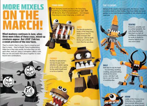 LEGO Club Magazine Mixels