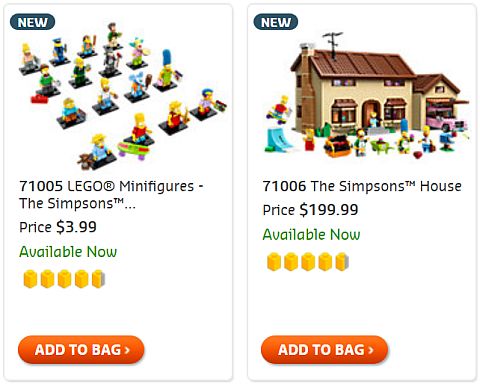 Shop LEGO The Simpsons