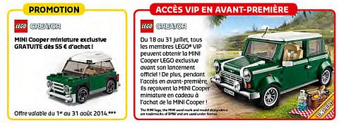 LEGO Shop Calendar Europe July