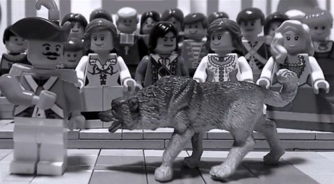 LEGO Stop-Motion Film Bestia Scene