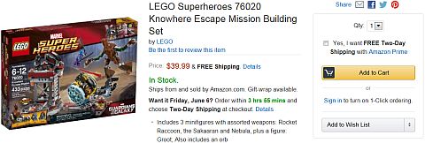 LEGO Super Heroes on Amazon