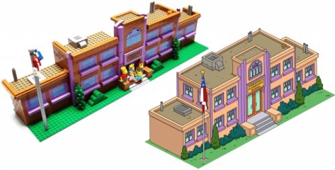 LEGO The Simpsons Springfield Elementary by Alex Jones