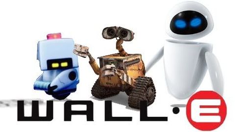 LEGO WALL-E, EVE and M-O
