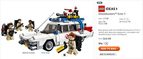 Shop LEGO Ghostbusters Set