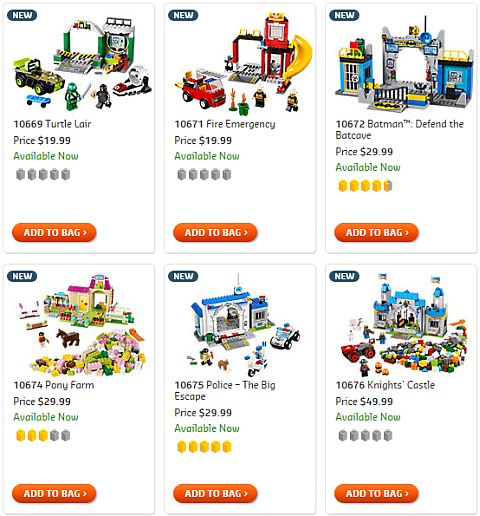 Shop LEGO Juniors
