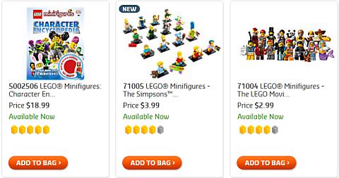 Shop LEGO Minifigure Series