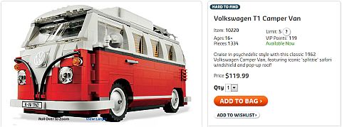 Shop LEGO VW Camper