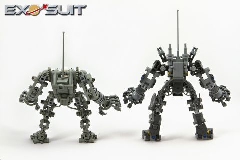 LEGO Exo Suit Back View
