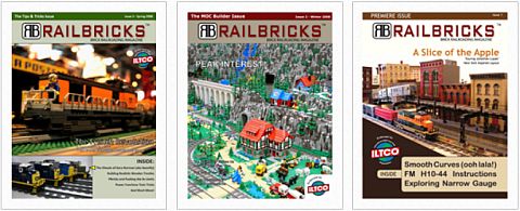 LEGO Train Magazine Railbricks Issues
