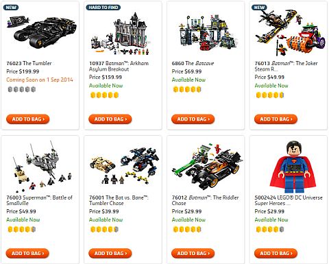 Shop LEGO Batman Sets