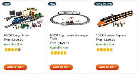 Shop LEGO Trains