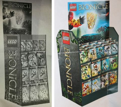 LEGO Bionicle 2015 Display Box