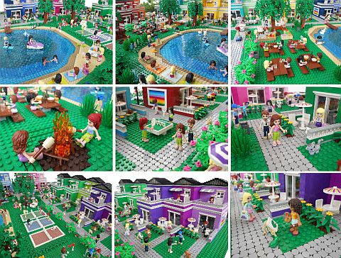 LEGO Friends Town Album by Anne Mette