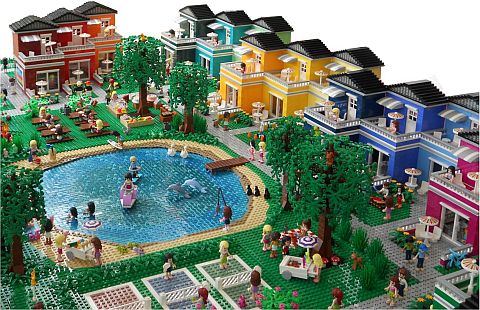 LEGO Friends Town Details by Anne Mette