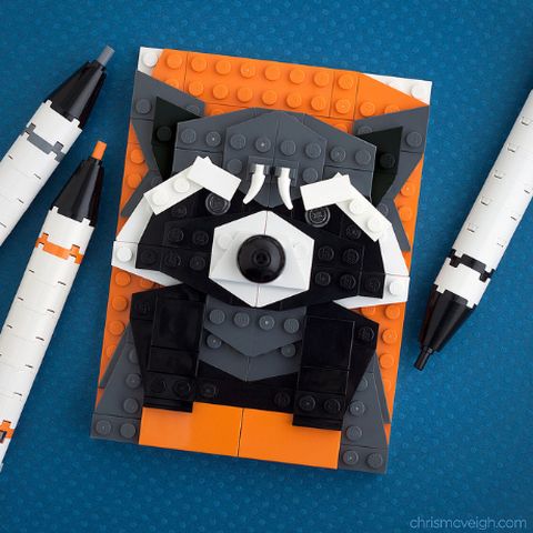 LEGO Rocket Raccoon by ChrisMcVeigh