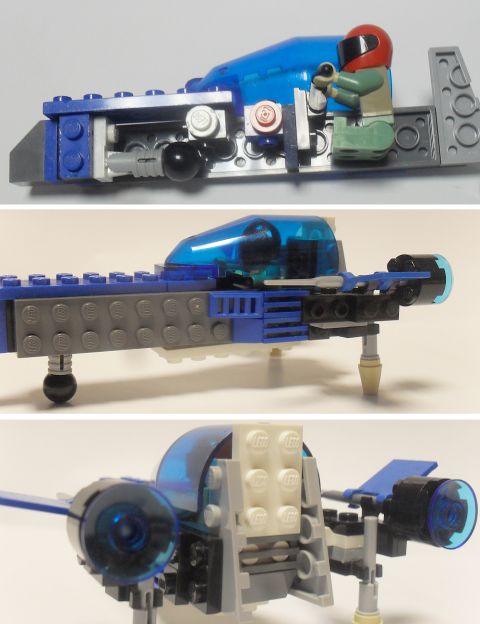 LEGO Spaceship details by ninja5