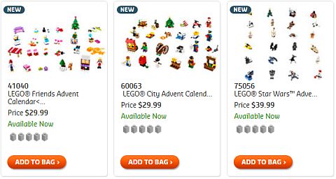 Shop LEGO Advent Calendars