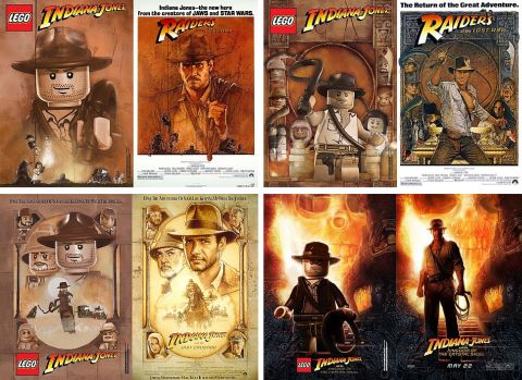 LEGO Indiana Jones Movie Posters