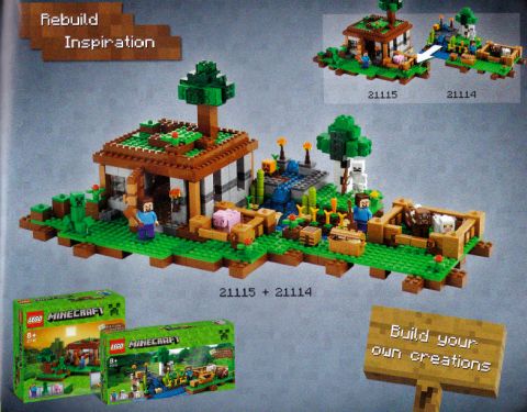 LEGO Minecraft Combined Model