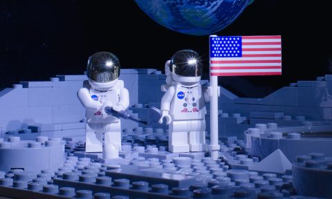 LEGO Moon Landing Astronauts by Brian Williams