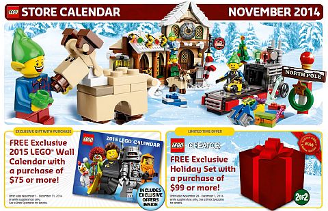 LEGO November Calendar