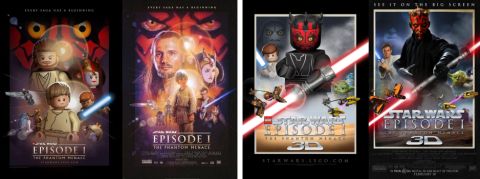 LEGO Star Wars Movie Posters